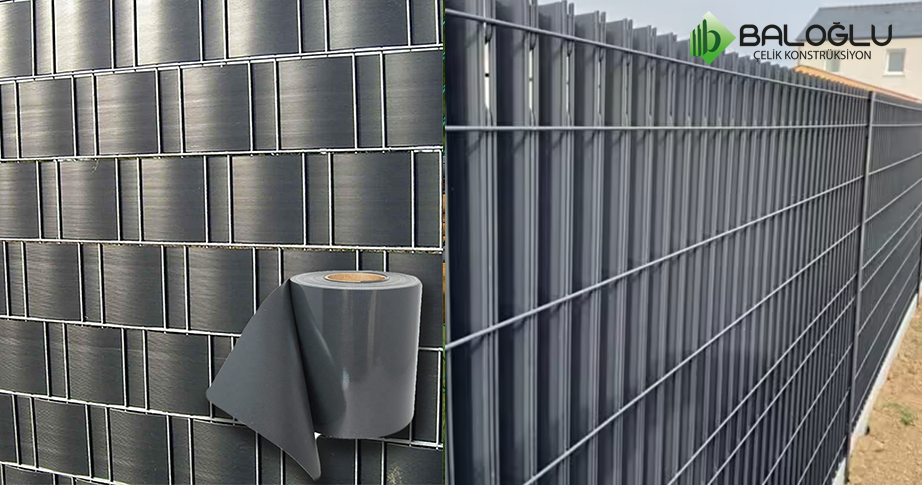 PVC Kaplı Panel Çit